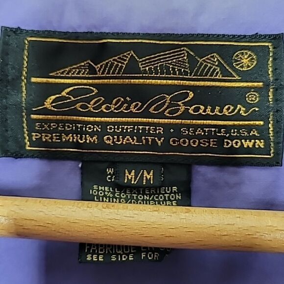 Vintage Eddie Bauer Goose Down Vest Size Medium - Picture 8 of 13